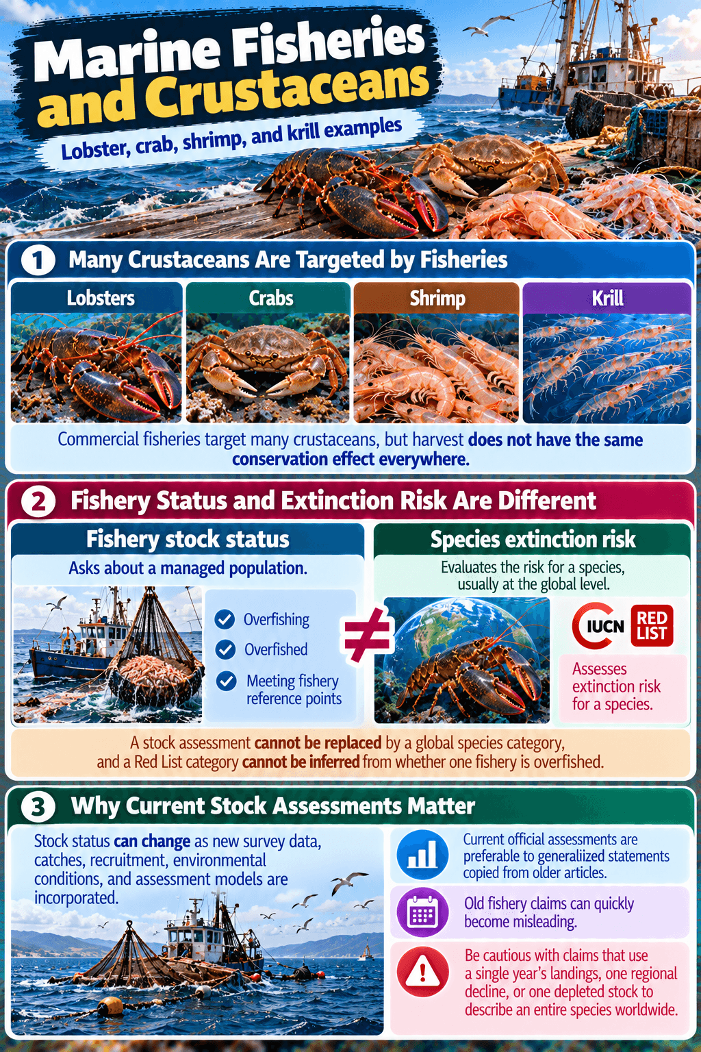 Marine Fisheries and Crustaceans