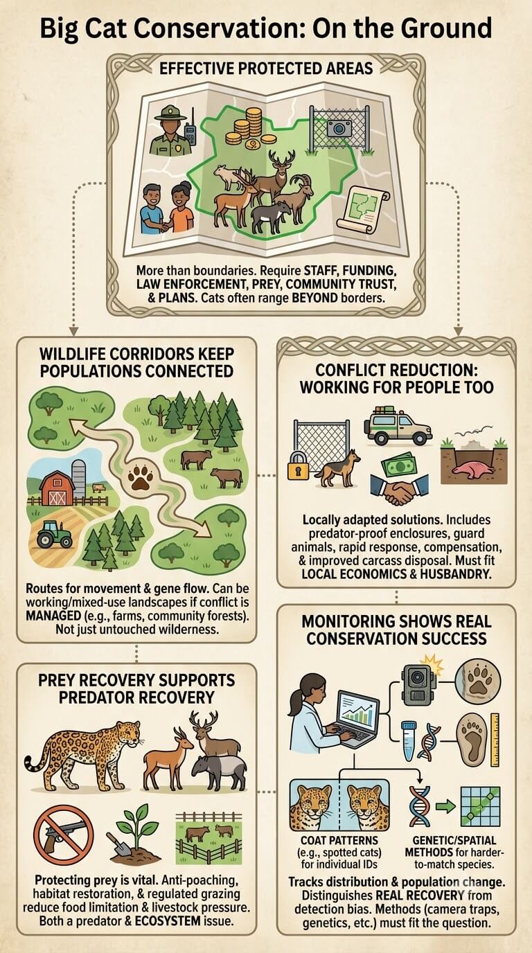 What Big Cat Conservation Looks Like on the Ground