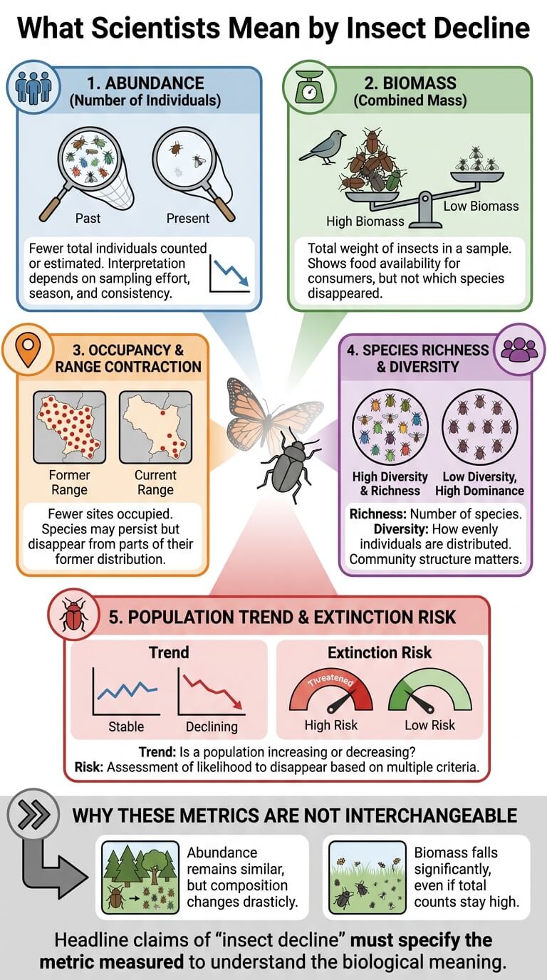 What Scientists Mean by Insect Decline