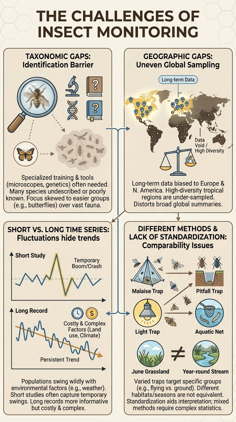 Why Insect Monitoring Is Difficult