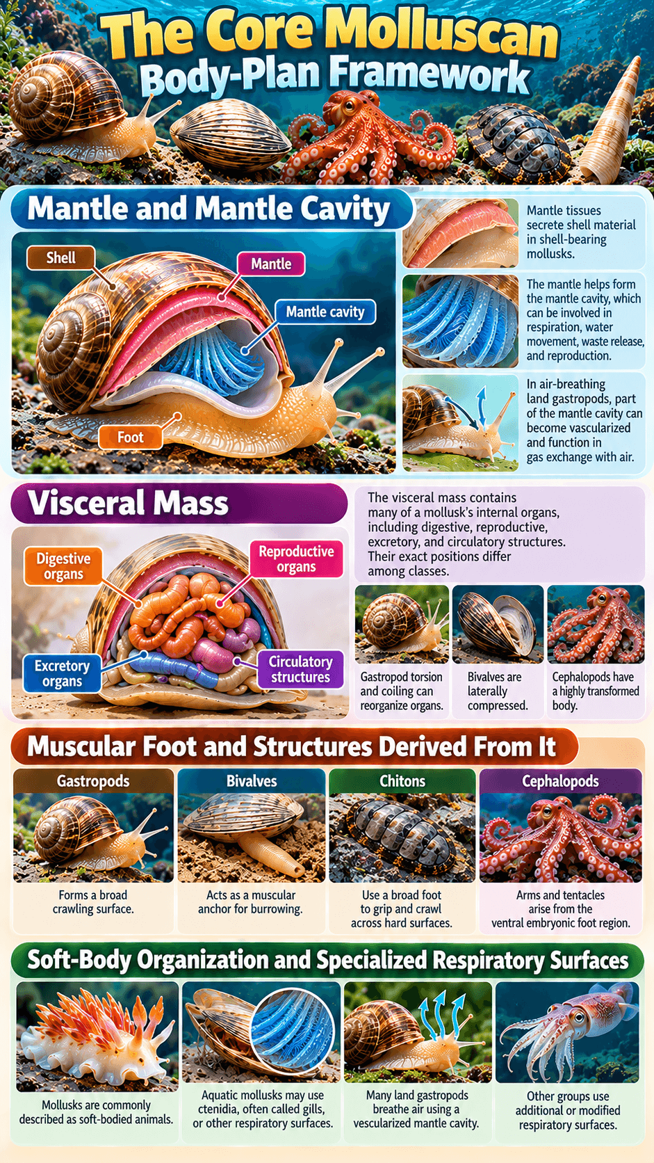 The Core Molluscan Body-Plan Framework