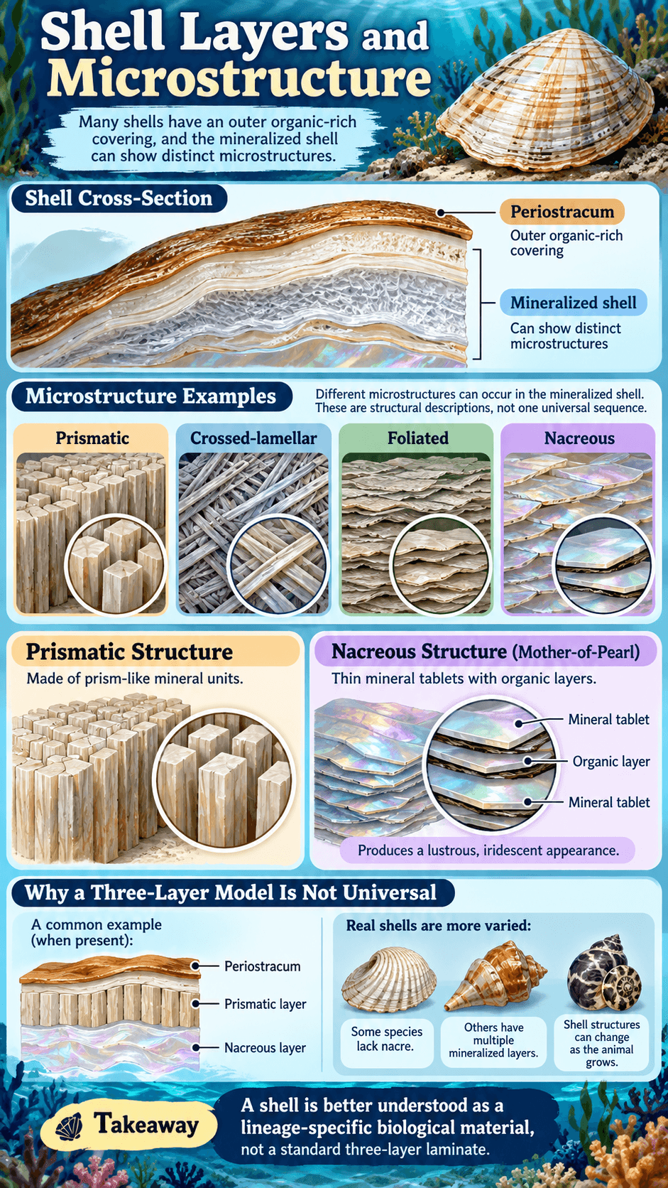 Shell Layers and Microstructure