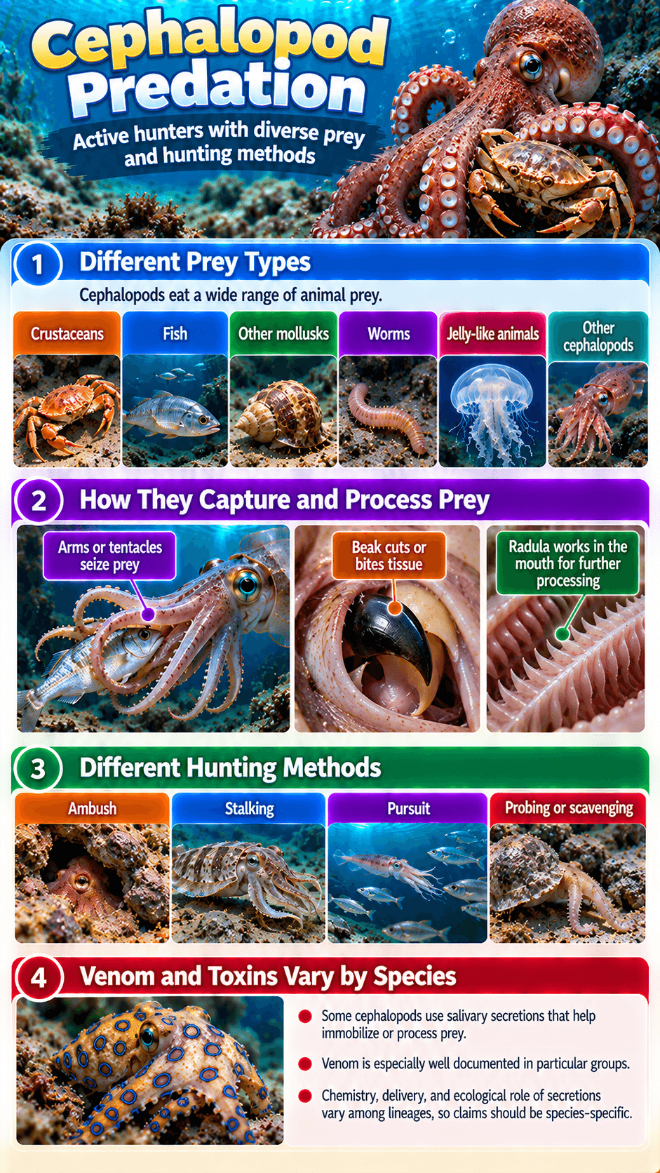 Cephalopod Predation