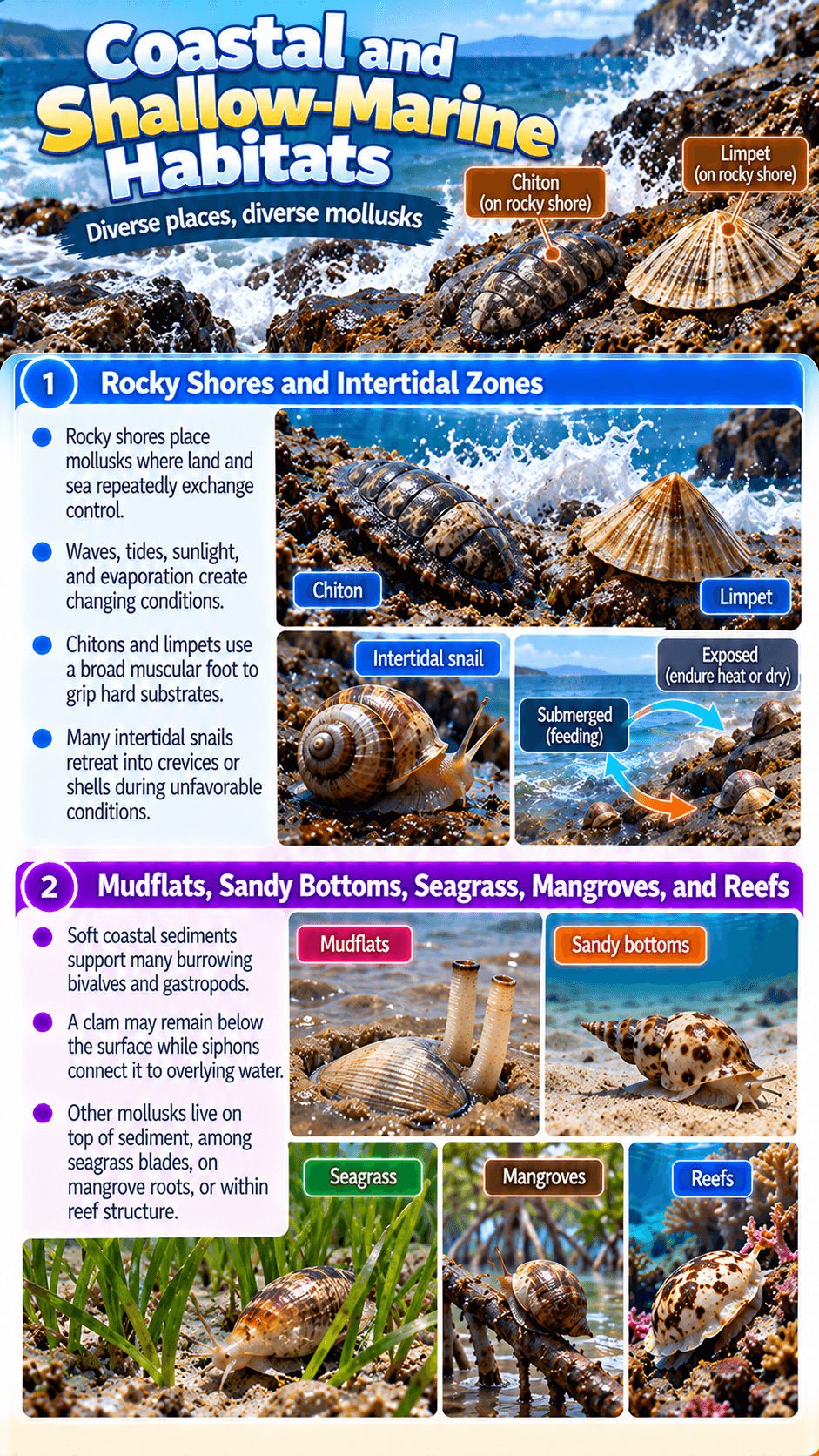 Coastal and Shallow-Marine Habitats