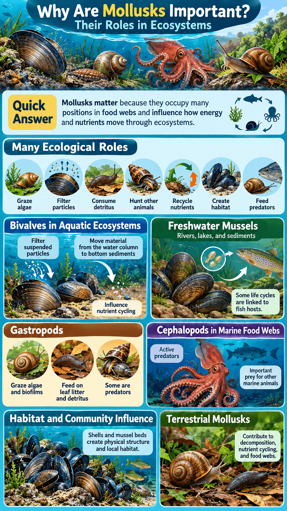 Why Are Mollusks Important