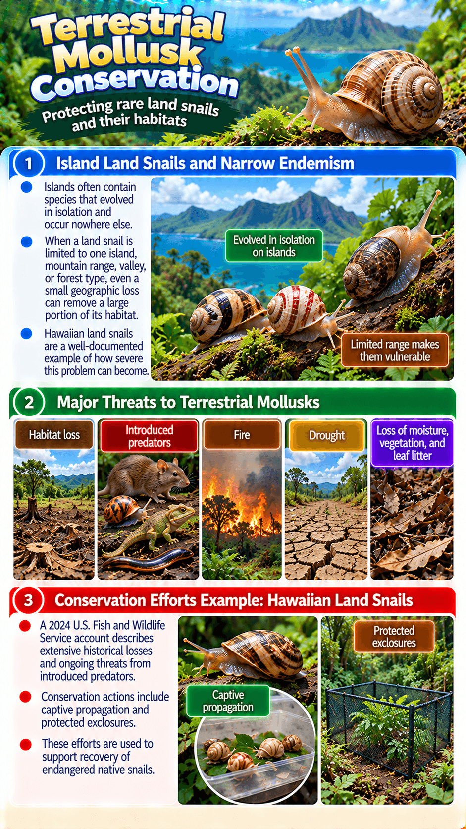 Terrestrial Mollusk Conservation